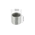 thumbnail image 2 of Unique Bargains M12 Mâle à M10 Femelle Adaptateur Réducteur 10mm Filetage Réducteur Écrou Insert 10 Pack, 2 of 5