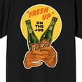 thumbnail image 2 of 7UP Fresh Up On The Job 2 Green Bottles Black Short Sleeve Adult T-Shirt-6XL, 2 of 4