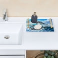 thumbnail image 7 of Ryvnso Three Sharks with Waves Bathroom Tray Vanity Countertop Trays Acrylic Organizer, 7 of 7