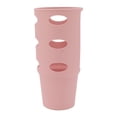 thumbnail image 3 of Funda protectora para taza, antideslizante, totalmente envuelta, funda para taza de agua de silicona desmontable para tazas de 30oz, color rosa claro, 3 of 5