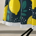 thumbnail image 5 of Coolnut 60" Lemon Round Tablecloth, Waterproof Spillproof Polyester Fabric Table Cover with Zipper Umbrella Hole for Outdoor Patio Garden Dining Party, 5 of 7