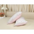 thumbnail image 5 of Unique Bargains 2 Pack Pillowcase Breathable Soft Floral Pillow Cases Gift Light Pink, 5 of 7