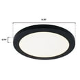 thumbnail image 2 of Westinghouse  Lighting 12 Inch 22 Watt Dimmable LED Indoor Flush Mount Fixture with Color Temperature Selection - 12 Inch Black, 2 of 5