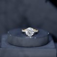 thumbnail image 5 of Rosec Jewels IGI Certified Lab Grown Diamond 4 Carat Engagement Ring - E-VS1 Quality - Big Diamond Ring for Women, 10K Yellow Gold, US 6.50, 5 of 9