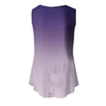 thumbnail image 5 of Goodeals Tank Top Women Summer Loose Flowy Tunic Tops Color Block Shirts Gradient Blouses Basic Sleeveless Shirts Fashion Crewneck Clothes(Purple,M), 5 of 6
