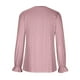 thumbnail image 4 of Tops de encaje de manga larga sexy con encaje Qpenwork de color sólido con cuello en V para mujer Fridja bvmnju4294, 4 of 6