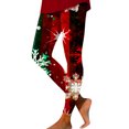 thumbnail image 1 of Gibobby Pantalones de yoga Leggings deportivos estampados navideños de moda informal para mujer Leggings de yoga informales(Verde,CH), 1 of 5