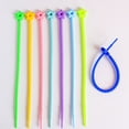 thumbnail image 5 of 22cm Candy-Colored Stars Silicone Rope Data Line Binding Tape Jewelry Key Chain Accessories Dress Tags Rope, 5 of 9