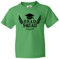 thumbnail image 3 of Inktastic Grad Squad with Graduation Cap and Wings Youth T-Shirt, 3 of 5