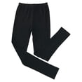 thumbnail image 2 of Baby Girls Solid Comfort Stretch Soft Active Leggings for Spring Fall Black 1T (P201518P), 2 of 4