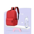 thumbnail image 4 of gcong Lightweight School Backpack For Travel Study Everyday Use Comfortable Bookbag With Design Red, 4 of 7