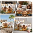 thumbnail image 5 of Turkey Outdoor Waterproof Pillow Covers, Thanksgiving Fall Pumpkin Maple Leaf Autumn Decorative Square Throw Pillowcase Sofa Cushion Sham for Patio/Couch/Chair, 18"x18" 2 Pack, 5 of 8