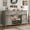Retro Gray, variant on Rustic Farmhouse Sideboard Buffet Cabinet, Features Sliding Barn Door, Three Spacious Drawers, Removable Wine Rack, and Adjustable Interior Shelf, Versatile Storage Cabinet