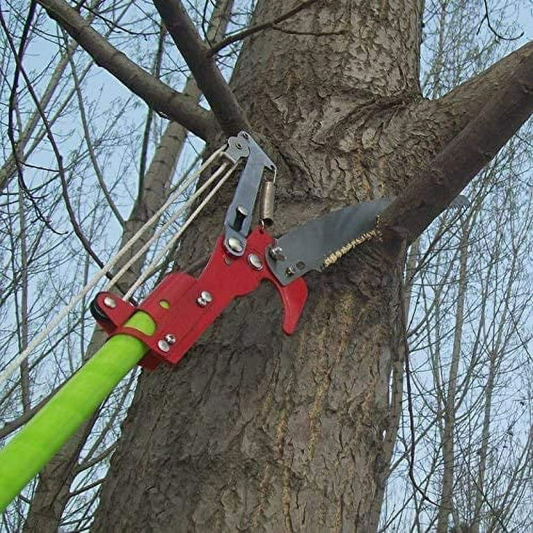 TECHTONGDA 19 Feet 6m Tree Pole Pruner More Longer Tree Pole Manual Pruner Cutter Hand Pole Saws