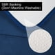 thumbnail image 4 of Alfombrilla de Baño absorbente de espuma de memoria uxcell Azul real 24x16 pulgadas, 4 of 9