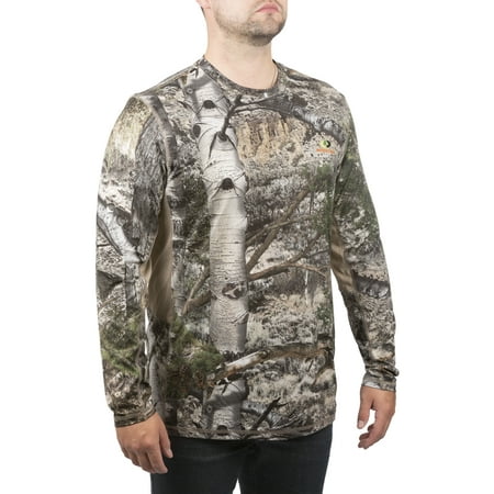 Mossy Oak Men s Mountain Country Long Sleeve Performance Tee Shirt Up to 3XL