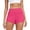 04-Rose Red, variant on LWP Womens Running Shorts Quick Dry Sports Shorts High Waist Athletic Workout with Liner Zipper Pockets
