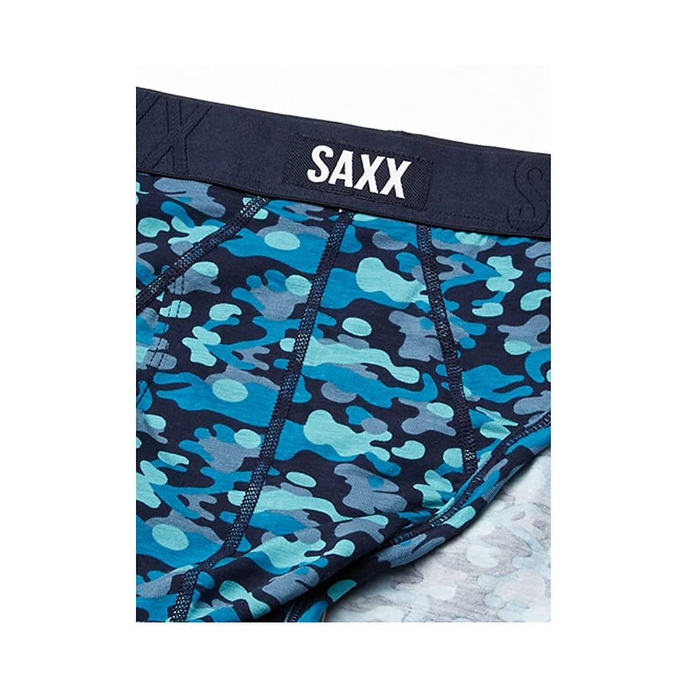 SAXX SAXX UNDERWEAR Undercover Brief Fly Blue Water Camo Walmart