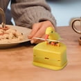 thumbnail image 4 of Oleegame 1PC Stainless Steel Cutlery Set Cute Hummingbird Toothpick Dispenser Cleaning Teeth Toothpick Bucket Yellow, 4 of 8