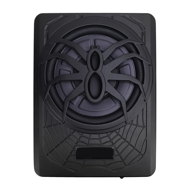 Sub Woofer De Submarañamiento De Automóvil De 10 Pulgadas, Subwoofer Con Energía Delgada De 800W Con Luz LED, Entrada Alta De Bajo Nivel, Control Remoto, Amplificador