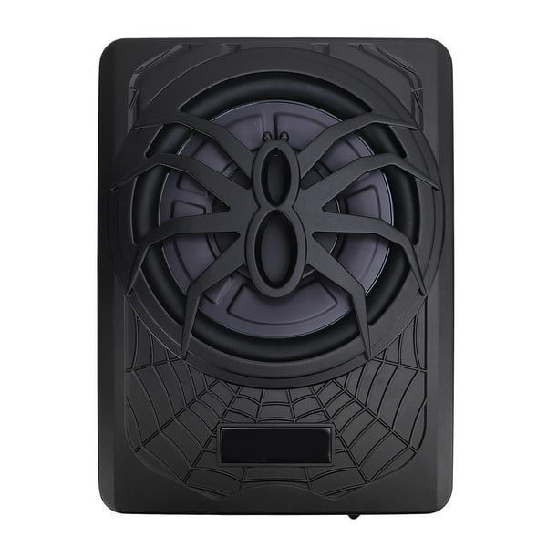 Sub Woofer De Submarañamiento De Automóvil De 10 Pulgadas, Subwoofer Con Energía Delgada De 800W Con Luz LED, Entrada Alta De Bajo Nivel, Control Remoto, Amplificador