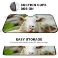 thumbnail image 4 of GZHJMY Car Windshield Sunshade Funny Sheep, Foldable Car Visor Front Window Sun Shade for SUV Car 55 x 27.5 inch Keep Vehicle Cool, 4 of 6