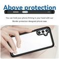 thumbnail image 6 of Decase for Samsung Galaxy A13 5G Case, Shockproof Dropproof Dust Proof Rugged Heavy Duty Military Tough Durable Clear Back Protective Cover, Black, 6 of 8