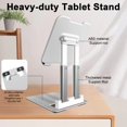 thumbnail image 3 of Xinyolin Tablet Phone Holder Stand Secure Grip 180-degree Rotation Telescopic Height Adjustable Stable Support Foldable Bracket, 3 of 8