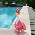 thumbnail image 4 of Orangide Winter Lanai Goose Statue with Bathrobe, Cement Outdoor Decoration for Porch, Garden, Lawn, Seasonal Holiday Decor, Yard Art, Weather Resistant, 4 of 6