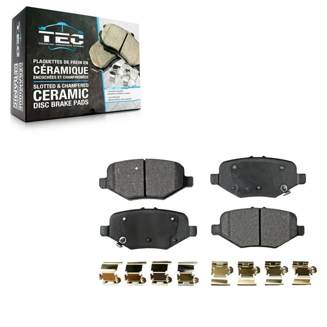 TEC Rear Ceramic Disc Brake Pads TEC-1612 for Car Ford Explorer Flex Taurus Police Interceptor Sedan Lincoln MKT MKS Special Service