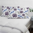 thumbnail image 4 of Seahorse Coral Coastal Throw Pillow Covers, Nautical Summer Beach Ocean Sea Soft Breathable Pillow Cases with Invisible Zipper for Sleeping, Toddler Pillowcases for Couch Bed Sofa Chair 12x20 Inches, 4 of 9