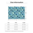 thumbnail image 5 of Rateoe Flying Swallows Pattern Flannel Throw Blanket, Ultra-soft Blanket for Bed, Couch, Car, Hypoallergenic Anti-pilling blanket-50"x40"(Horizontal), 5 of 6