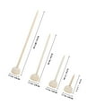 thumbnail image 2 of Luxshiny Support de Boules Rondes de Contemplation 4 Pcs pour Sphère en Cristal et Support de Microlandscape 6.3x1.1x1.1in, 2 of 7