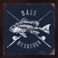 thumbnail image 1 of Bass Murderer by J.J. Brando, Framed Wall Art, 13.25W x 13.25H, 1 of 1