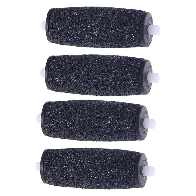 HLONK 4pcs Coarse Replacement Roller Refill Pedicure Rasp File Cracked Skin Corns Callus Remover Refill for Electronic File