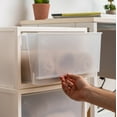 thumbnail image 4 of IRIS 34 Qt Shallow Plastic Drawers, Under Bed Storage Bins, Stackable, Modular 3Pk, 4 of 6