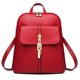 thumbnail image 1 of LHSHID casual patent pu leather Womens backpacks solid schoolbag female Rucksack women preppy style High quality school backpack, 1 of 6