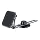 thumbnail image 1 of F52 Modelo Rectangular Pantalla Suspensión Oculta Soporte para Coche Rotación 360° Y Brazo Metal Ajustable Plegable Compatible Con Tesla Modelo 3/iPhone 14 Soporte para (Color Gunmetal), 1 of 8