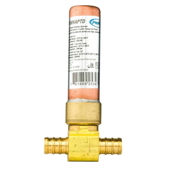 Proflo Pfxwhaptd 1/2" Plastic F1807 And Pex Water Hammer Arrestor