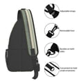 thumbnail image 4 of Lsque Colourful stripes Pattern Cross Chest Bag Diagonally – Premium Durable Front Chest Sling with Adjustable Padded Strap, High-Capacity Storage, 4 of 8