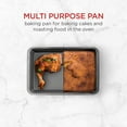 thumbnail image 4 of Elbee 13” Non-Stick Carbon Steel Brownie Baking Pan with Dividers, 2-Pack, 4 of 6