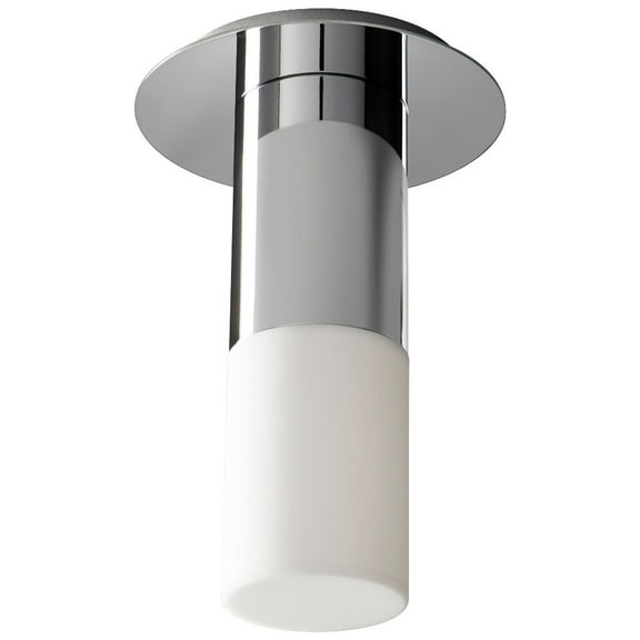 3-308-220-Oxygen Lighting-Pilar - 9 Inch 120V 5.1W 1 LED Small Acrylic Flush Mount-Polished Chrome Finish
