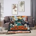 thumbnail image 3 of My Hero Academia Blanket, Anime Throw Blanket For Couch Sofa Bed, Soft Cozy Lightweight Warm Flannel Blanket, Home Decor, Anime Gifts For Boys Girls Kids Teens, 80"X60", 3 of 9