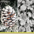 thumbnail image 3 of Árbol De Navidad Nevado 2.50m Premium * Piñas Gigantes * Alberta Spruce Artego Nieve Pino Artificial Frondoso Navideño + Maleta De Almacenamiento Christmas Tree Decoración Navideña Flocked Snow, 3 of 8