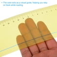 thumbnail image 4 of Unique Bargains Guided Reading Strips Highlight Colored Overlay Bookmark Reading Tracking Ruler with Line, Yellow 8pcs, 4 of 6