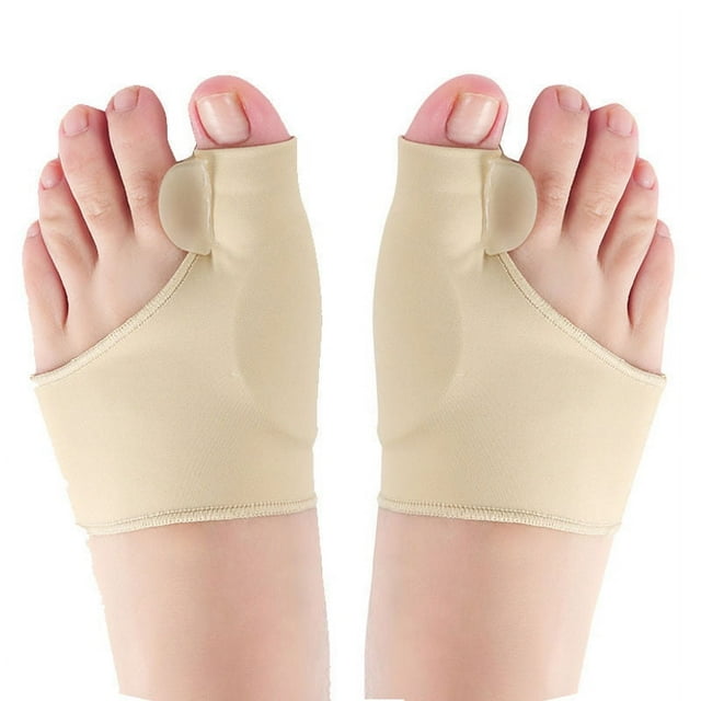 Corrector de juanetes y férula ortopédica para aliviar el hallux valgus Almohadillas de gel para juanetes Mangas de soporte – Camilla para dedos Protector de juanetes