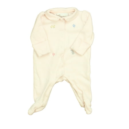 

Pre-owned The Little White Company Girls Pink Floral Long Sleeve Outfit size: Newborn