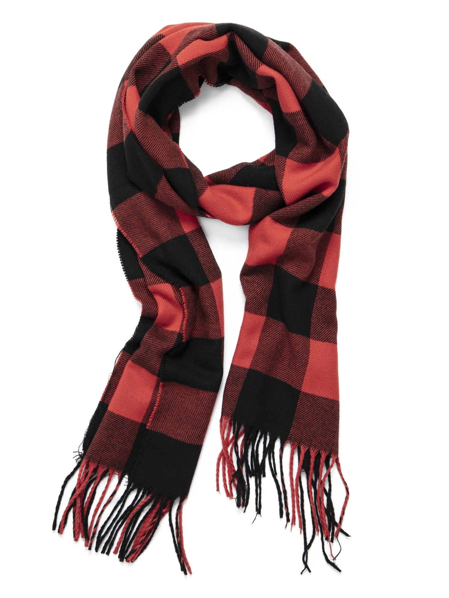 mens scarf winter plaid scarf double layer warm scarf Lattice Large Scarf Soft and comfortable