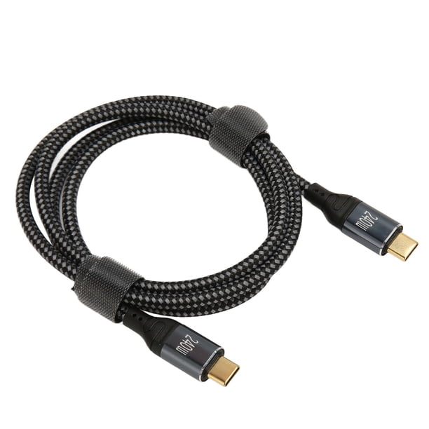 Cable USB C a USB C Bling Bling 240 W PD3.1 de carga rápida 3.3 pies