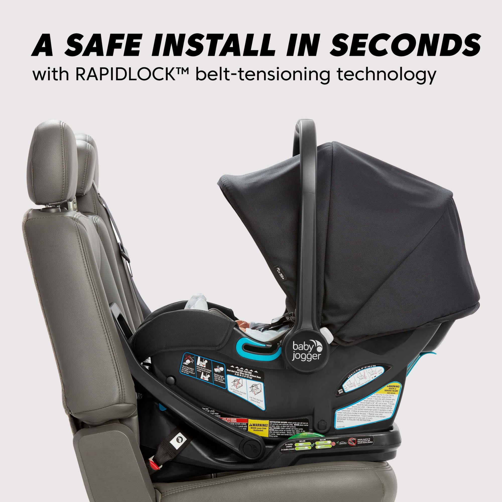 Baby Jogger City GO 2 Infant Car Seat, Slate